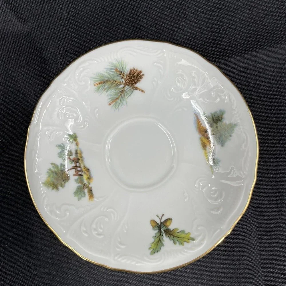 Bernadotte ‎ Czech Republic Wildlife Hare Espresso Demitasse Cup and Saucer